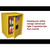 JUSTRITE 15 Gallon, 1 Shelf, 1 Door, Manual Close, Flammable Cabinet, Sure-Grip® EX Compac, Yellow - 891500