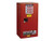 JUSTRITE 20 Gallon, 2 Shelves, 1 Door, Manual Close, Paint Safety Cabinet, Sure-Grip® EX, Red - 891511