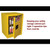 JUSTRITE 30 Gallon, 1 Shelf, 1 Bi-Fold Self-Close Door, Flammable Cabinet, Sure-Grip® EX, Yellow - 893080