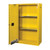 JUSTRITE 45 Gallon, 2 Shelves, 1 Bi-Fold Self-Close Door, Flammable Cabinet, Sure-Grip® EX, Yellow - 894580