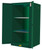 JUSTRITE 60 Gallon, 2 Shelves, 2 Doors, Manual-Close, Pesticides Safety Cabinet, Sure-Grip® EX, Green - 896004