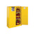 JUSTRITE 90 Gallon, 2 Shelves, 2 Doors, Self Close, Flammable Cabinet, Sure-Grip® EX, Yellow - 899020