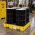 ENPAC 4 Drum Slim-Line Poly Spill Pallet, Yellow