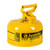 JUSTRITE 1 Gallon Steel Safety Can for Diesel, Type I, Flame Arrester, Yellow - 7110200