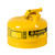 JUSTRITE 2.5 Gallon Steel Safety Can for Diesel, Type I, Flame Arrester, Yellow - 7125200 JUSTRITE 2.5 Gallon Steel Safety Can for Diesel, Type I, Flame Arrester, Yellow - 7125200