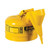 JUSTRITE 2.5 Gallon Steel Safety Can for Diesel, Type I, Funnel, Flame Arrester, Yellow - 7125210