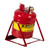 JUSTRITE 5 Gallon, Steel Safety Can, Tilt-Style with Stand, Type I, Top Faucet, Red - 7150146