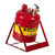 JUSTRITE 5 Gallon, Steel Safety Can, Tilt-Style with Stand, Type I, Top Faucet, Red - 7150156