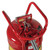 JUSTRITE 5 Gallon, 1" Metal Hose, Roll Bars, DOT Transport Steel Safety Can for Flammables, Type II, Accuflow™, Red - 7350130 JUSTRITE 5 Gallon, 1" Metal Hose, Roll Bars, DOT Transport Steel Safety Can for Flammables, Type II, Accuflow™, Red - 7350130