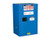 JUSTRITE 12 Gallon, 1 Shelf, 1 Door, Self-Close, Hazardous Material Cabinet, ChemCor® Compac, Royal Blue - 8612282