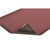 NOTRAX Drying & Cleaning Entrance Mat Ovation™ 3'x 60' BURGUNDY -141R0036BD