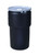 EAGLE 14 Gallon, Metal Lever-Lock, Lab Pack Open Head Plastic Barrel Drum with 1x2" and 1x3/4" Bung Holes, Black - 1610MBKBG1