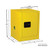 EAGLE 4 Gallon, 1 Shelf, 1 Door, Manual Close, Flammable Liquid Cabinet, Bench Top, Yellow - 1904X