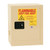 EAGLE 4 Gallon, 1 Shelf, 1 Door, Manual Close, Flammable Liquid Cabinet, Bench Top, Beige - - 1904XBEI