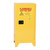 EAGLE Tower™ Space Saver Safety Cabinet, 16 Gallon, 1 Shelf, 1 Door, Self Close, Yellow