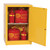 EAGLE 12 Gallon, 1 Shelf, 1 Door, Manual Close, Flammable Liquid Cabinet, Space Saver, Yellow - 1925X