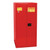 EAGLE 55 Gallon, 1 Drum, Vertical, 1 Shelf, 2 Door, Safety Cabinet, Manual Close, Red - 1926XRED