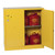 EAGLE 30 Gallon, 1 Shelf, 2 Door, Manual Close, Flammable Liquid Cabinet, Yellow - 1932X