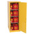 EAGLE 48 Gallon, 3 Shelves, 1 Door, Manual Close, Flammable Liquid Cabinet, Space Saver, Yellow - 1946X