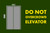 NOTRAX Do Not Overcrowd Elevator Floor Mat with Symbol 3X5 Green - 194SAT35GN