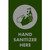 NOTRAX Hand Sanitizer Here Floor Mat Social Distance  4X6 Green - 194SHH46GN