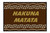 NOTRAX Hakuna Matata Doormat 4X6 Brown - 195SHM46BR