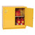 EAGLE 22 Gallon, 1 Shelf, 2 Door, Manual Close, Flammable Liquid Cabinet, Under Counter, Yellow - 1971X