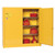 EAGLE 24 Gallon, 3 Shelves, 2 Door, Self Close, Flammable Liquid Cabinet, Wall Mount, Yellow - 1975X