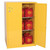 EAGLE 90 Gallon, 2 Shelves, 2 Door, Manual Close, Flammable Liquid Cabinet, Yellow - 1992X