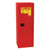 EAGLE 24 Gallon, 3 Shelves, 1 Door, Self Close, Flammable Liquid Cabinet, Space Saver, Red - 2310XRED