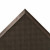 JUSTRITE MAT,345 RUBBER BRUSH 36X72 BL