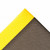 NOTRAX Anti-Fatigue Mat Textured Cushion Sof-Tred™ 3/8" 2X60 Black/Yellow - 409R0324BY