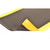 NOTRAX Anti-Fatigue Mat Blade Runner™ Dyna-Shield® 3'x 12' Black/Yellow -413S0312BY