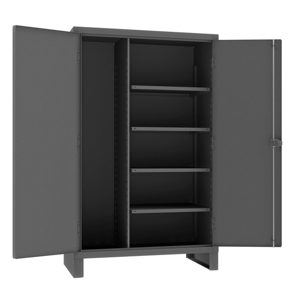 DURHAM HDJC244878-4S95, Cabinet, 24X48, 4 shelf, broom storage