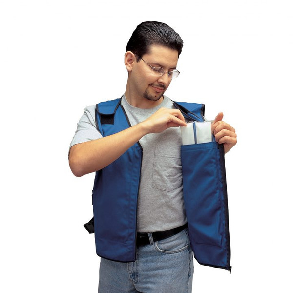Standard Vest for Cooling Inserts, Large (Weight: 100-175 lbs., Chest: 34