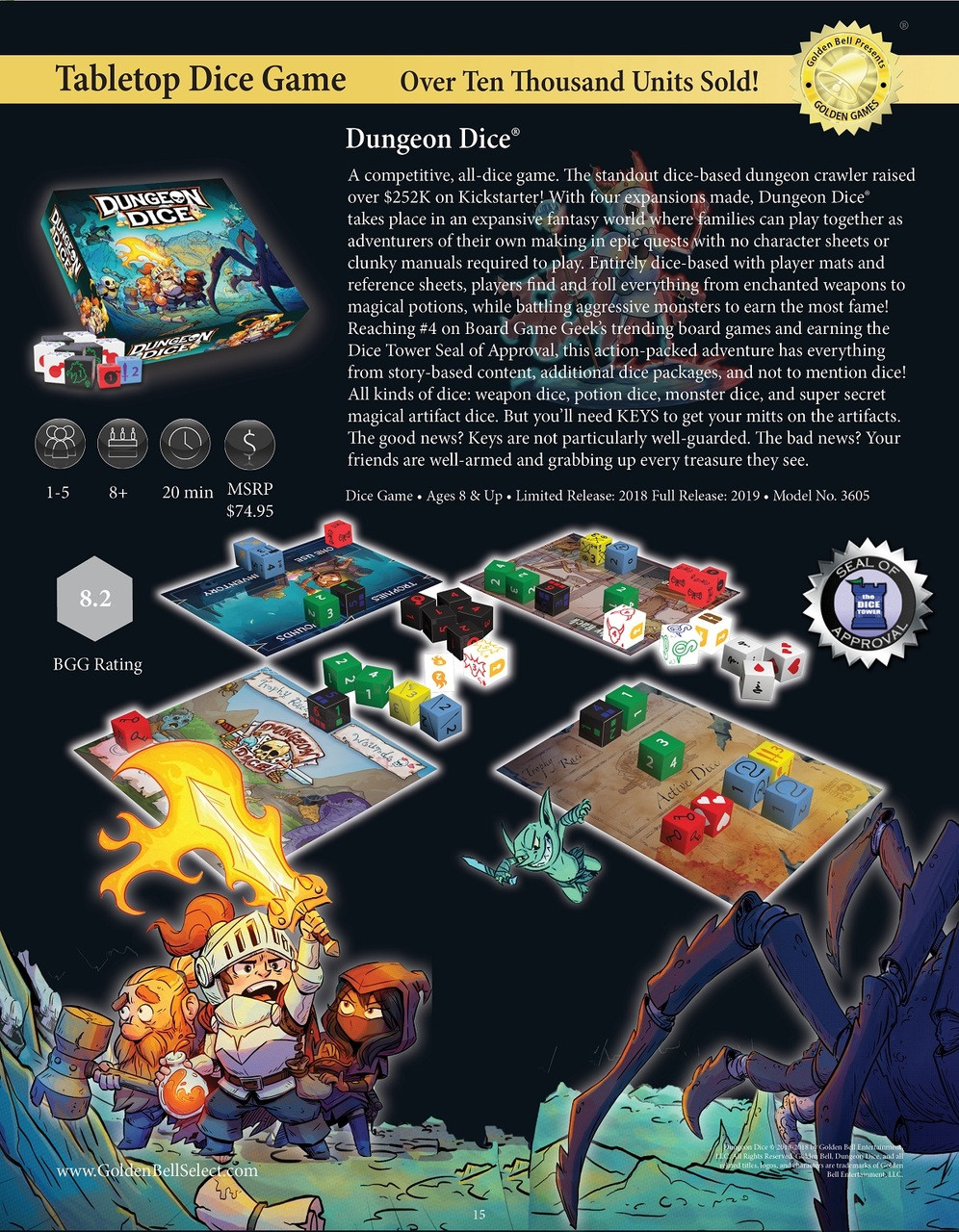 Epic Dice Tower Defense - Golden Bell Studios