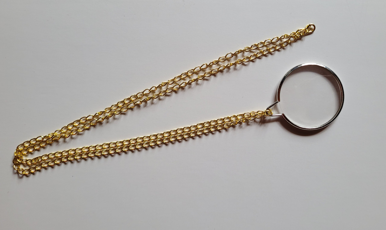 Deluxe Monocle with Gold Chain 