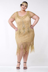 Stunning 1920's Dress in a size 26.