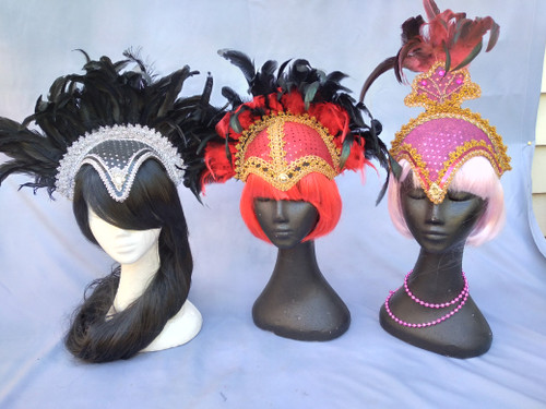 Carnival Headdresses for Hire from The Littlest Costume Shop in Melbourne