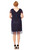 Gatsby Dress in Navy for Hire - size 28