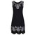 Black and Silver Flapper Dress for Hire 