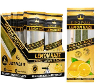 King Palm Flavors Mini Rolls 2PK Lemon Haze