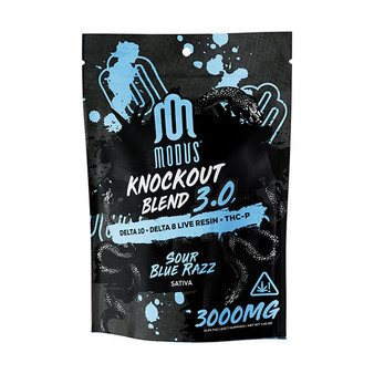 Modus Knockout Blend Gummies D8 + D10 + THC-P 3000MG