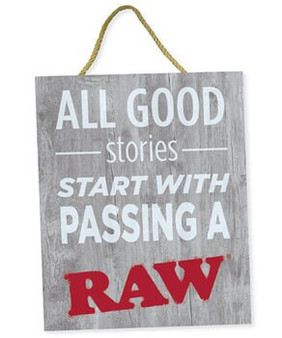 Raw Novelty Sign