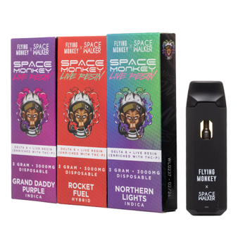 Space Monkey D-8 + Live Resin + T-P 3Gram Disposable