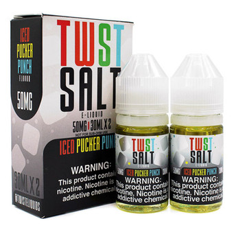 Twist Salt E-Liquid 50mg 30ml Iced Pucker Punch Blend #1