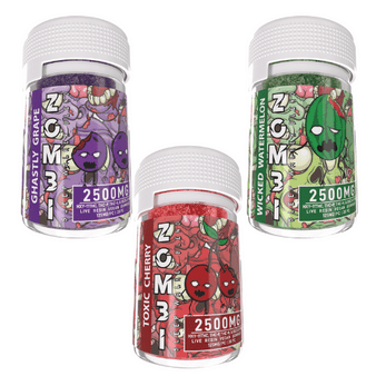 Zombi HXY-11 + THC-P + THC-H + Delta-8 Live Resin Gummies 2500MG