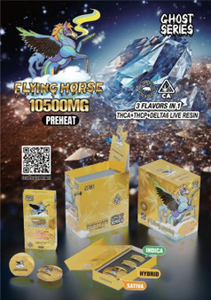 Flying Horse Ghost Blend 10.5 Gram Disposable T-A + T-P + D-6