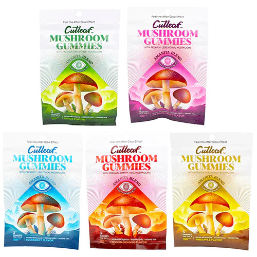 Cutleaf Mushroom Gummies Amanita 3 Pack