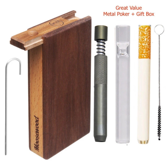 Dugout with Metal Poker & Bat